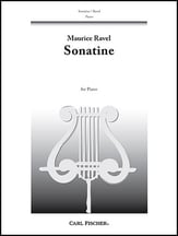 Sonatine piano sheet music cover